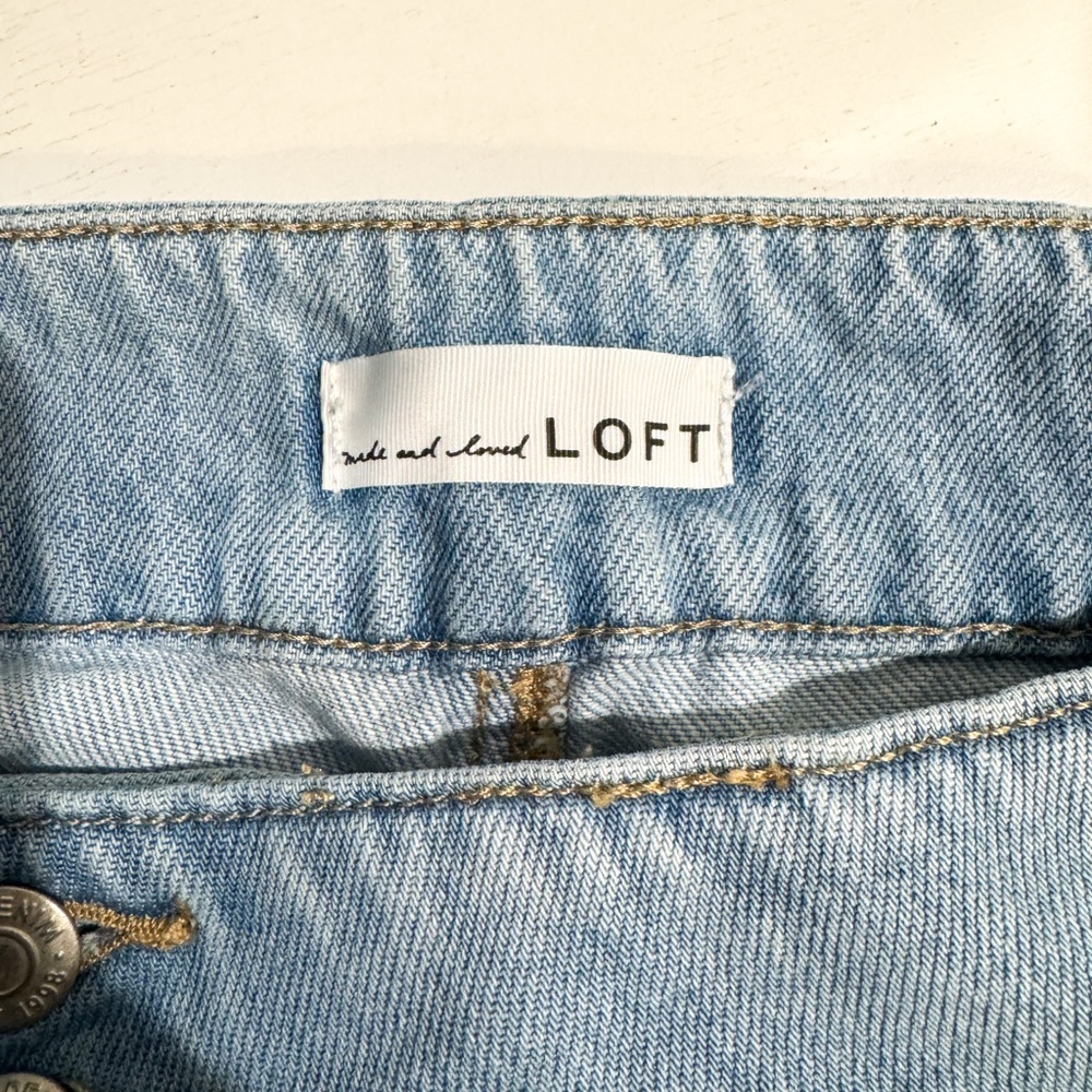 Loft Jeans The Wide Leg size 25 NWOT - Picture 3 of 6